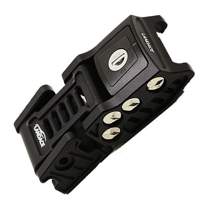 Kit de cerraduras ligero con capucha roja para Jeep Wrangler JK JL NW 0.35KG