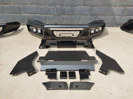 Parachoques traseros con soporte de jerrycan y portador de neumáticos de alto rendimiento para Toyota Hilux