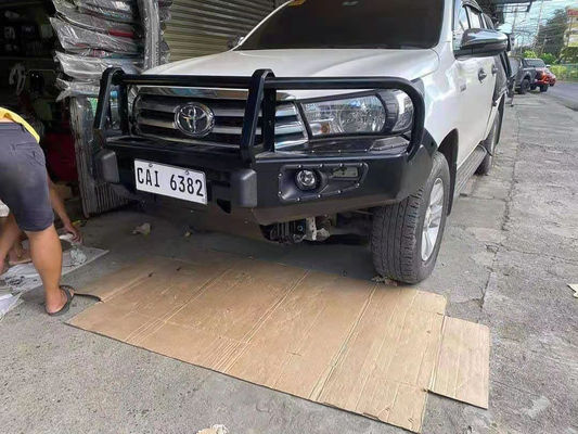 Luz LED y bandeja de montaje de cabrestante placa delantera para el Toyota Hilux D-Ring Incluido