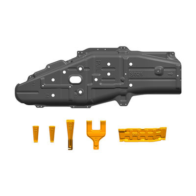 Placas de protección del motor de protección de la carrocería de alto gris para Mitsubishi Pajero V93 V97