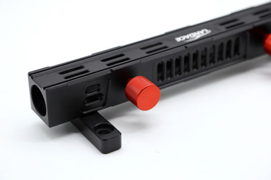 Contenedor de caña de pesca anodizante duro desmontable para accesorios exteriores de vehículos JEEP 4x4