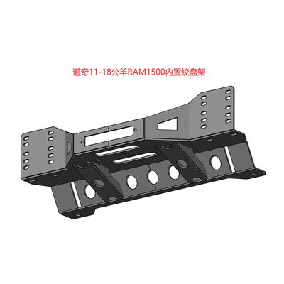 Parachoque delantero para Dodge Universal Winch Tire Jerrycan Carrier Bull Bar Parachoque trasero para automóviles