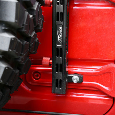 Portador de bandera de aleación de aluminio y soporte de alambre de radio para JEEP Wrangler JL JK Performance