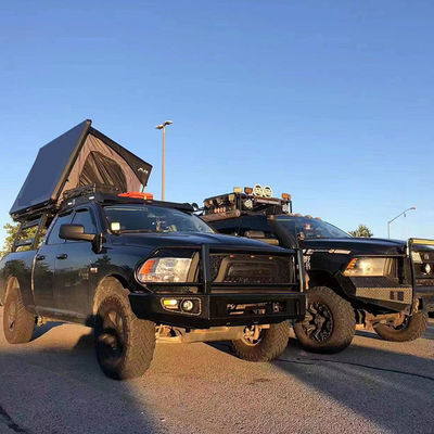 Año 2002-2005 Dodge Ram 4x4 Parachoques traseros con portador de neumáticos de gancho y soporte de jerrycan