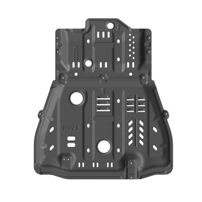Accesorios exteriores 4x4 negros de aleación de aluminio Nissan Patrol Y61 placa de patinaje placa de protección del motor placa de protección debajo del cuerpo