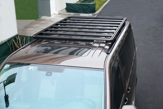 Reposadores de techo de automóviles de aluminio negro para Volkswagen Multivan 4x4 Accesorios exteriores de vehículos