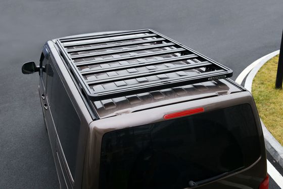 Reposadores de techo de automóviles de aluminio negro para Volkswagen Multivan 4x4 Accesorios exteriores de vehículos