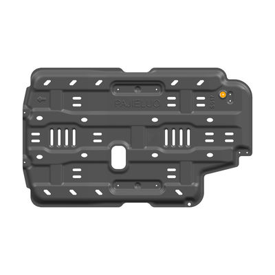 Protección contra la oxidación de la carrocería de 5 mm para Mitsubishi Pajero Protección de caja de cambios de aluminio