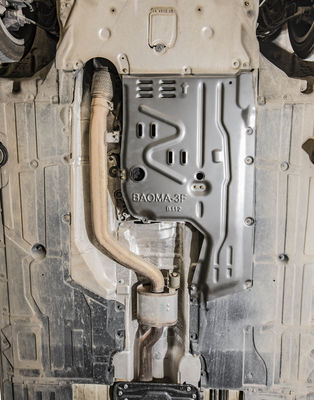 Protección de blindaje bajo el cuerpo de aleación de aluminio para la placa de protección de la placa de deslizamiento de la transmisión de BMW