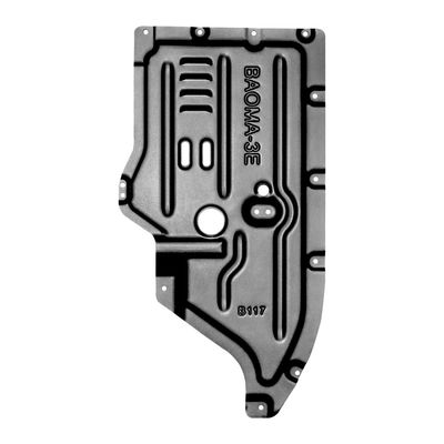 Revestimiento en polvo de la placa de protección de la transmisión de BMW para la protección bajo la carrocería