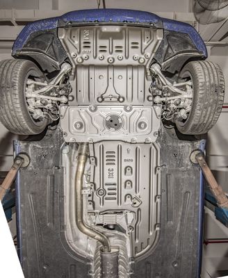 Caso de transferencia del radiador de protección del motor BMW Serie 3 G-2020 placa de deslizamiento de aleación de aluminio bajo el cuerpo