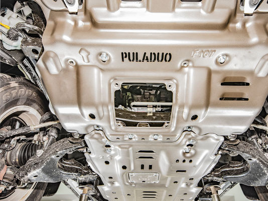 Adaptado para Toyota Prado LC150 OEM 3D Skid Plate para el tanque de combustible Blindaje de protección bajo el cuerpo