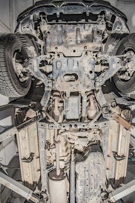 Placa de baja de aleación de aluminio para Toyota Prado LC120