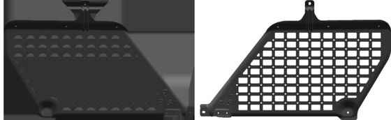 Estante de la maleta del Jeep Toyota con extrusión de aluminio Almacenamiento de equipaje fuera de carretera