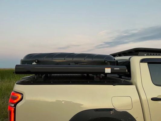 Ducha de carretera de aluminio con recubrimiento de polvo negro de alta velocidad 4WD para acampar