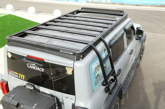 Escalera lateral de automóvil de recubrimiento en polvo para 2013-2017 Tanque 300 Techo de aluminio Escalera de carpa superior