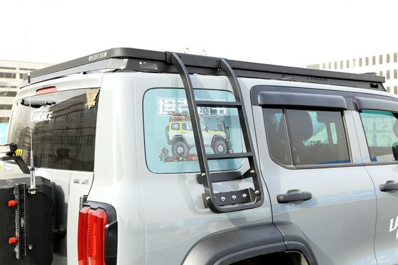 18-23 Wrangler Rubicon Jeep Fitment Directo de aluminio para el techo escalera para el tanque 300