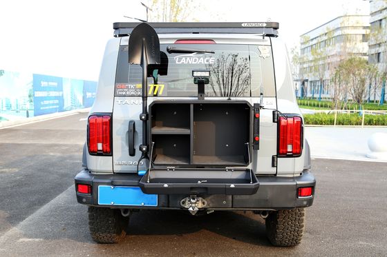 Compatible con JEEP 4 * 4 de aluminio de carga pesada caja de almacenamiento de puerta trasera para el tanque 300 13,4 kg de peso