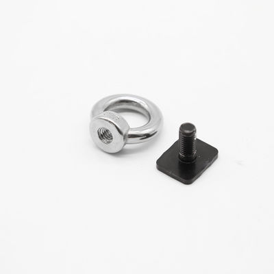 Repuesto de techo CNC recubierto de polvo negro con diseño único y tuerca de ojos de cerrojo de acero inoxidable