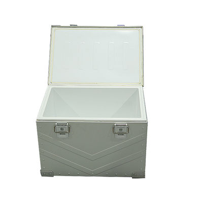 Conveniente caja de la cocina de acampada de aleación de aluminio puerta trasera de almacenamiento para actividades al aire libre