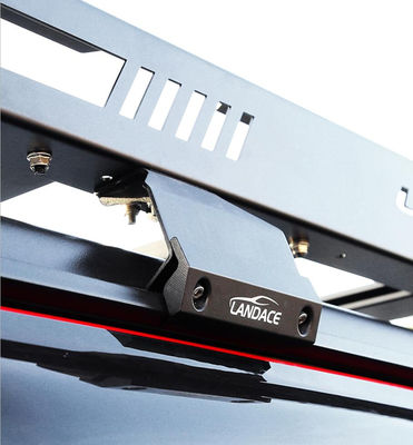 Cesto de aluminio de techo de automóvil de 1455 * 1425 * 113mm personalizado para Wrangler Jeep Off Road