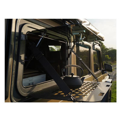 Ventana trasera de ala de gaviota de aleación de aluminio para Mercedes Clase G W463 dentro de 1989