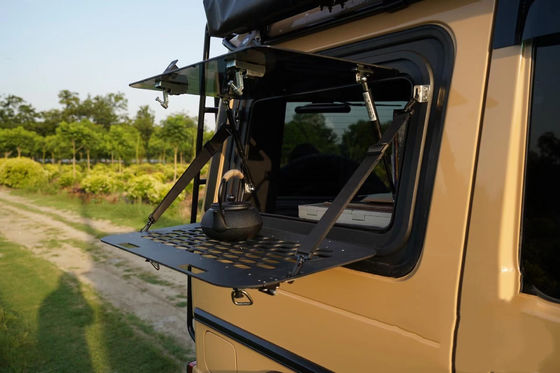 Ventana trasera de ala de gaviota de aleación de aluminio para Mercedes Clase G W463 dentro de 1989