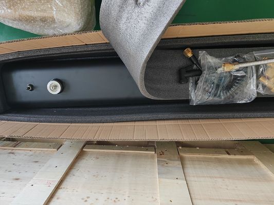Instalación de ducha de carretera fácil de 7 galones tanque de agua para el techo del automóvil o camión de cama