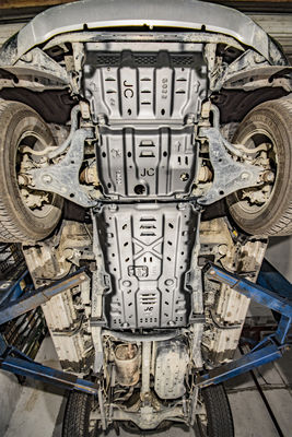 Motor de automóvil de magnalium bajo cubierta Chasis Protector de la placa para Mitsubishi Sport