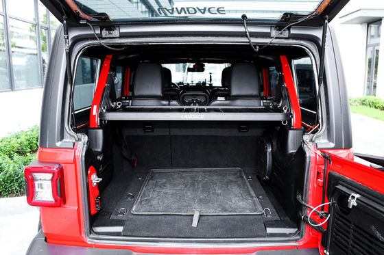 Transporte de equipaje para el transporte de equipaje fuera de carretera para Jeep Wrangler Cesta de carga de aleación de aluminio negro