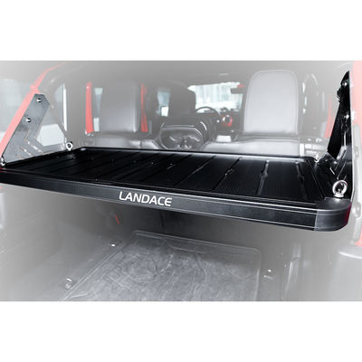 Estante de almacenamiento de carga trasera de aluminio para Jeep Wrangler Posición de ajuste Carga trasera