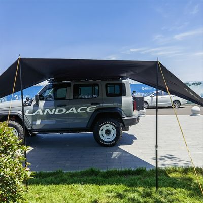 Accesorios de campamento ligeros Techo de toldo para automóviles Tienda exterior Índice de impermeabilidad 3000 mm