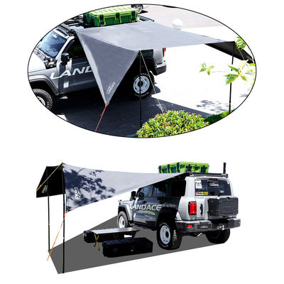 Tenda de toldo lateral de vehículo de telas de Oxford 4WD a prueba de agua para acampar al aire libre y dosel