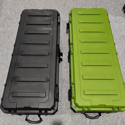 Caja de herramientas de alta resistencia de 110L para el bastidor de techo de automóviles soporte de expansión hecho de plástico LLDPE