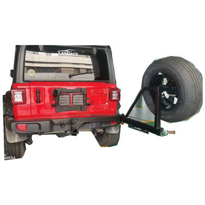 Cargador de ruedas de repuesto negro fuera de carretera diseñado y fabricado por Fabricación de metal personalizada