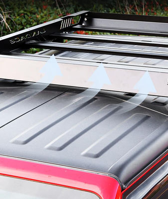 Jeep Wrangler Rubicon 18-23 Cajas de techo para vehículos todoterreno con soporte directo para transportadores de carga