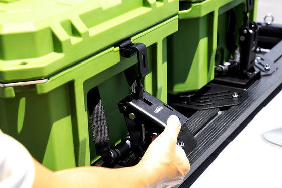 Cuadro de herramientas para el techo de automóviles de color marrón 110L Volumen 2023 Más popular Fuerte y duradero