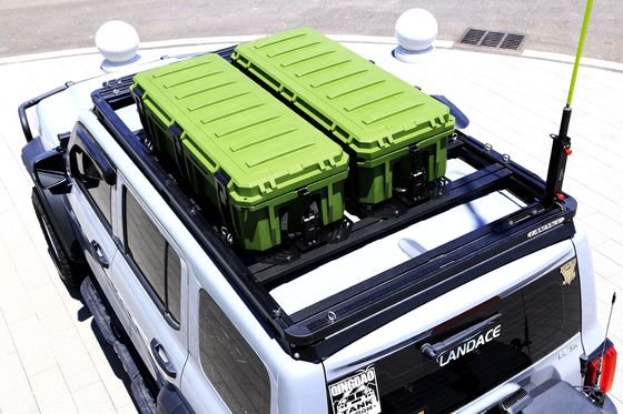 Cuadro de herramientas para el techo de automóviles de color marrón 110L Volumen 2023 Más popular Fuerte y duradero