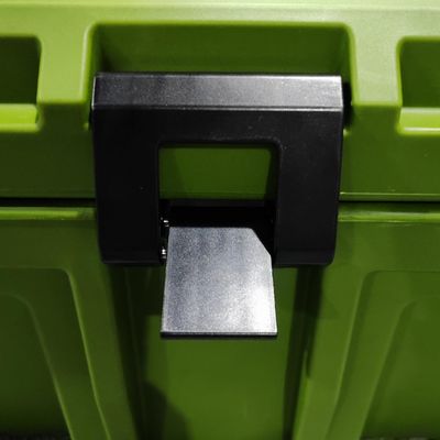 Organizador de caja de herramientas de grado profesional para almacenamiento de herramientas pesadas en el bastidor del techo del automóvil