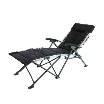 Silla de campamento de tela plegable con reposapiés para piernas para campamento grande portátil al aire libre