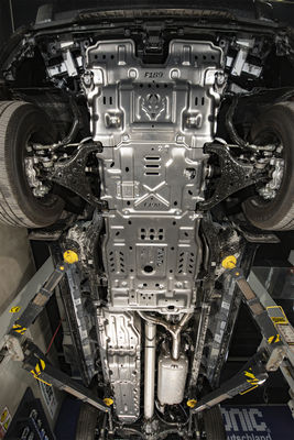 Placa de deslizamiento de la base del motor delantero de Magnalium para 22 Toyota Tundra