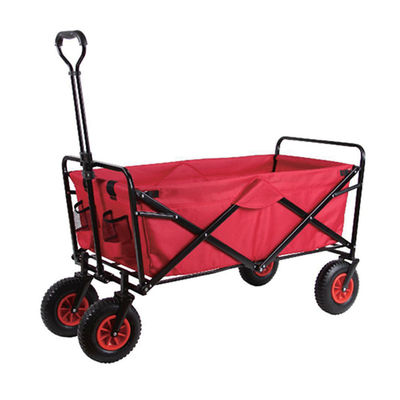 Carrito plegable ergonómico de mango resistente y ligero para campamento y jardín