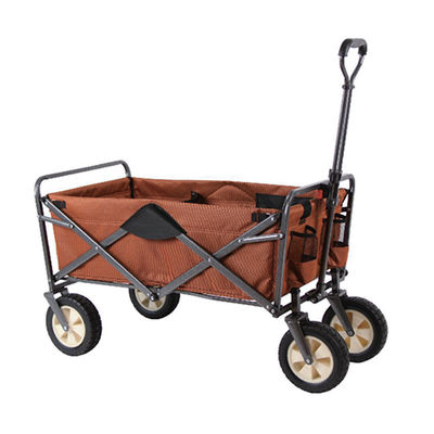 Carrito plegable ergonómico de mango resistente y ligero para campamento y jardín