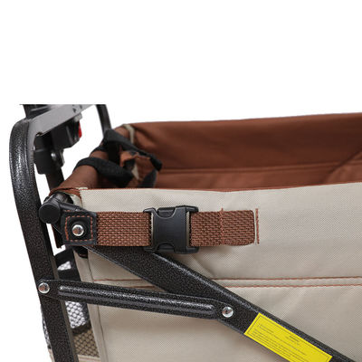 Carrito plegable ergonómico de mango resistente y ligero para campamento y jardín