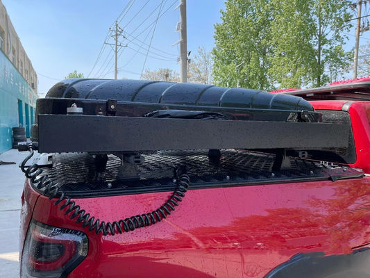 Reposadero de techo de equipos de acampada de alto montaje Tanque de agua para exhibición universal de modelos de automóviles