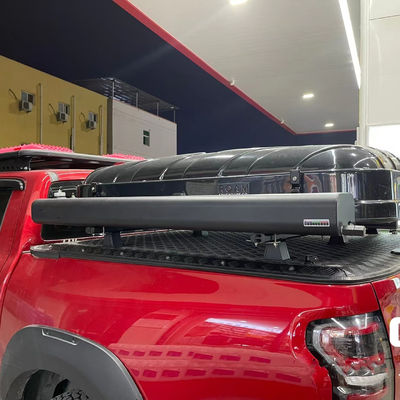 Tanque de agua a presión negro universal para ducha de carretera en el techo del equipo de campamento