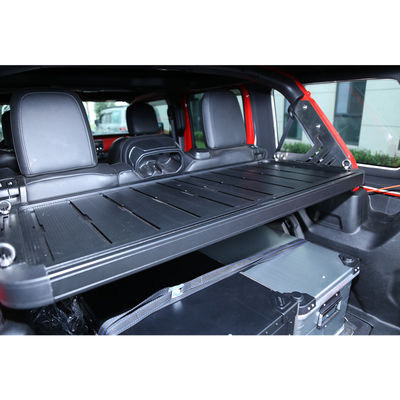 Fácil instalación Rear Utility Cargo Rack para Jeep Wrangler 4 Puertas con Estante de Almacenamiento en la parte superior dura