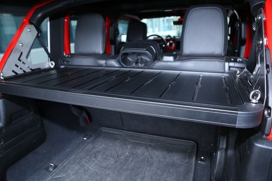 Fácil instalación Rear Utility Cargo Rack para Jeep Wrangler 4 Puertas con Estante de Almacenamiento en la parte superior dura