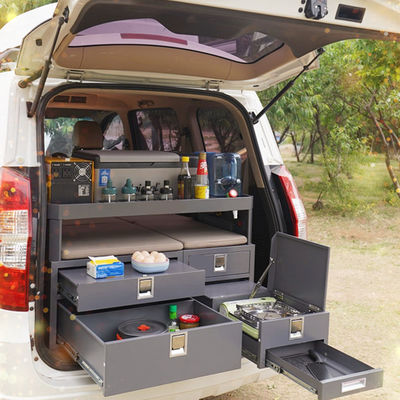 15-20 Días Tiempo de entrega Cocina de campamento recubierta en polvo para SUV Crossover Wagon Truck o Van