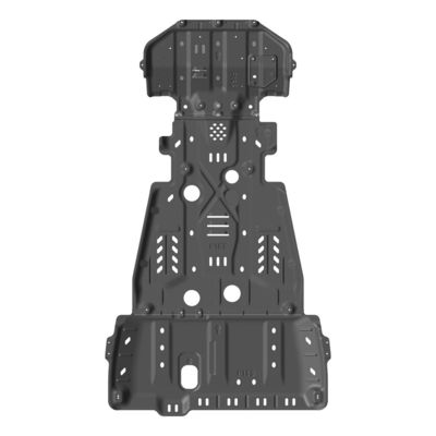 Cuadro de engranajes del motor de 4 mm de espesor Protector de salpicaduras y tapas de barro para Toyota Land Cruiser LC100